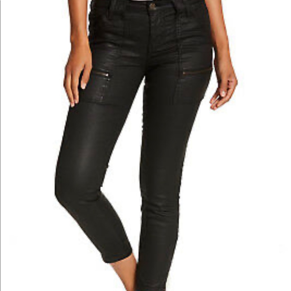 Joie black coated park skinny pants size 27